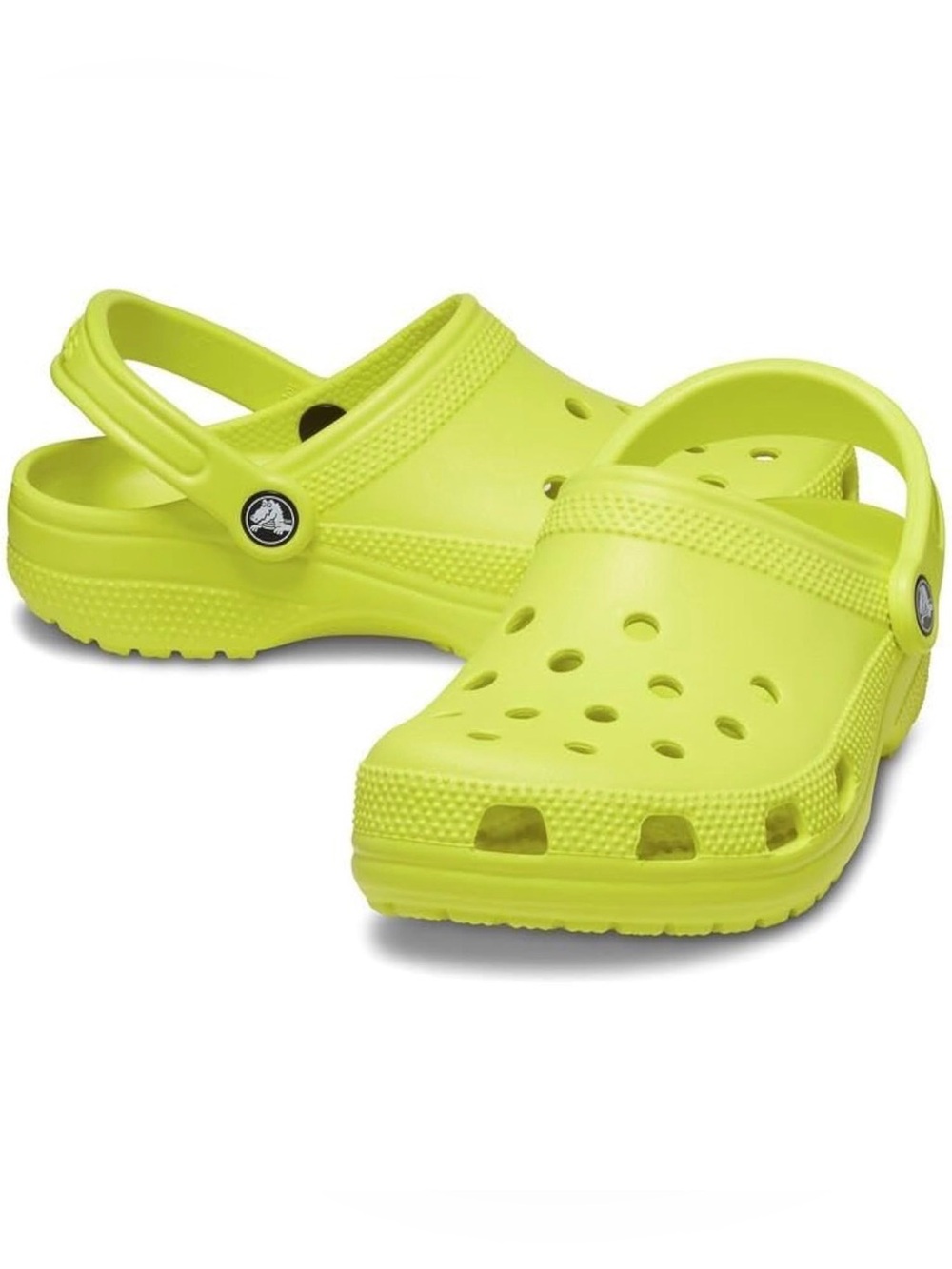 CROCS Unisex Classic Clog in Neon Yellow-Green